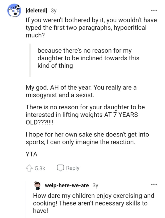 The OP is really sexist and a misogynist