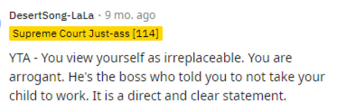 This is a huge issue, and realistically, nobody should be thinking this way because he's not irreplaceable.