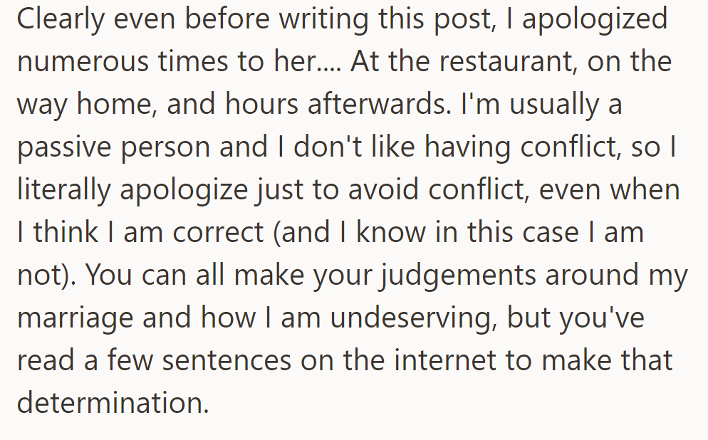 OP apologized multiple times before and after his post and was aware of being wrong in this case.