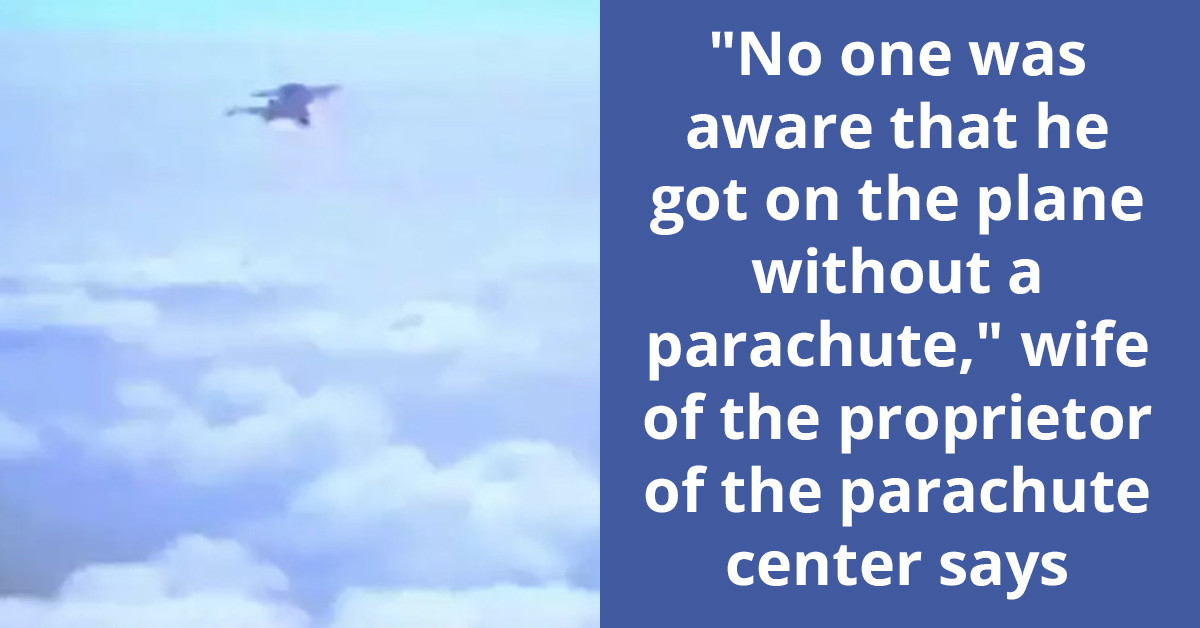 Haunting Video Shows the Scary Moment Skydiver Jumps Out of a Plane Without a Parachute, Says His Final Heartbreaking Words