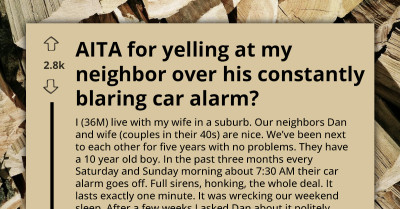 Man Explodes Over Weekend Car Alarm And Learns It’s Part of Child’s Autism Routine