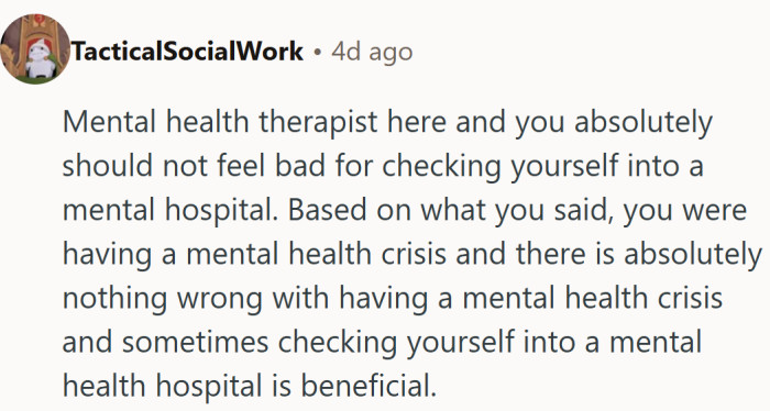A gentle reminder from someone who knows—seeking help is strength, not shame.