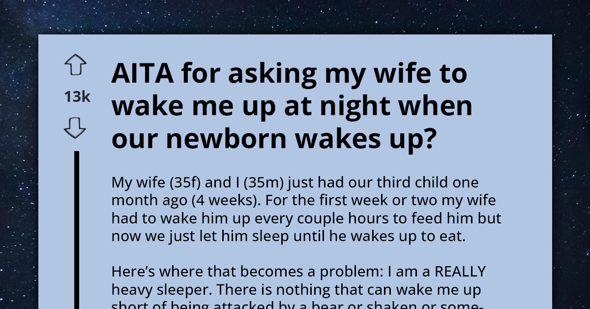 Man’s Heavy Sleeping Sparks Marital Tension as Wife Cries Foul Over Being Saddled with Solo Night Shifts for Newborn