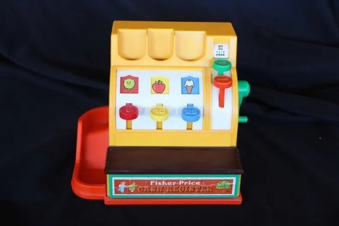 28. The Fisher-Price cash register