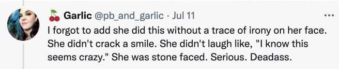 If OP thought it was a joke, it wasn’t