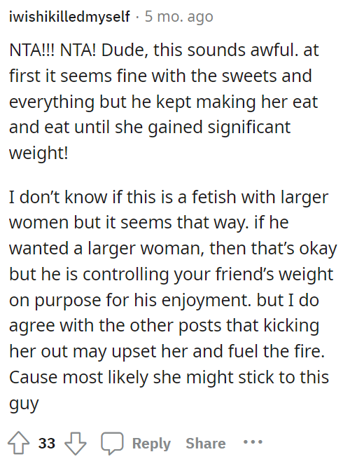 This guy sounds terrible, and pretty much everyone agreed, even if they did say that she really has no say in her roommate's relationships.