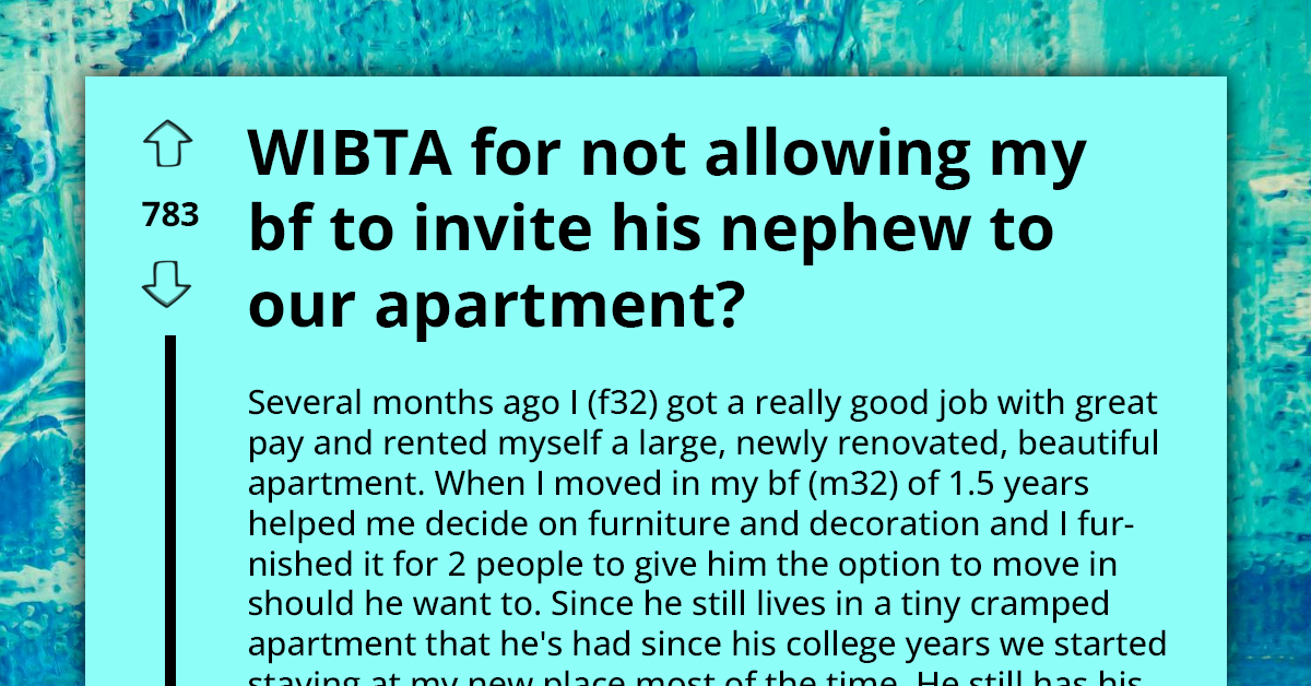 Redditor Asks If She Would Be An A**hole For Not Allowing Boyfriend's Nephew In Their Apartment Until He's Potty Trained
