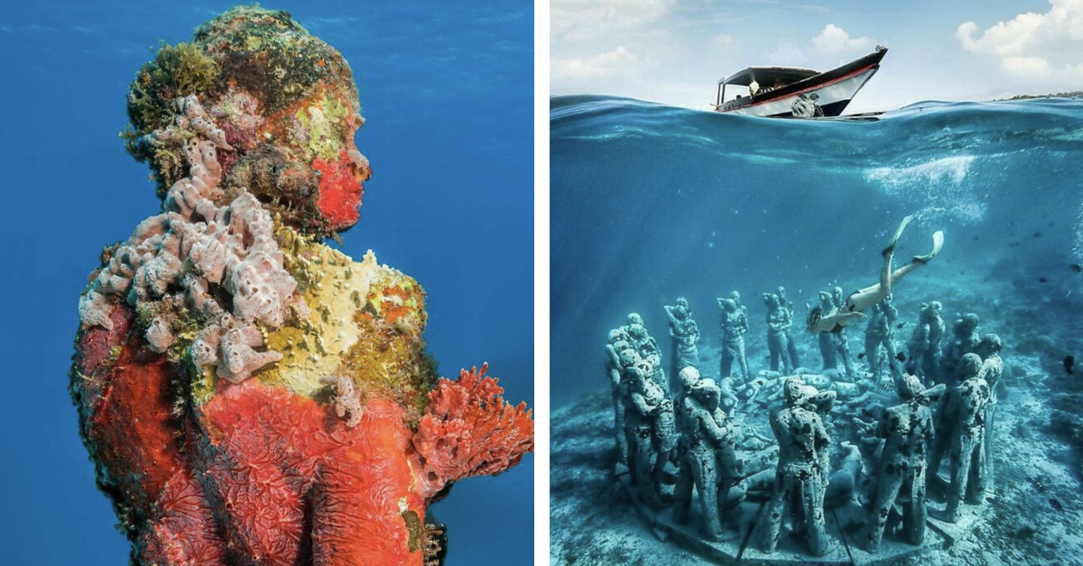 40 Underwater Sculptures That Turned the Ocean Into the World's Largest Art Gallery