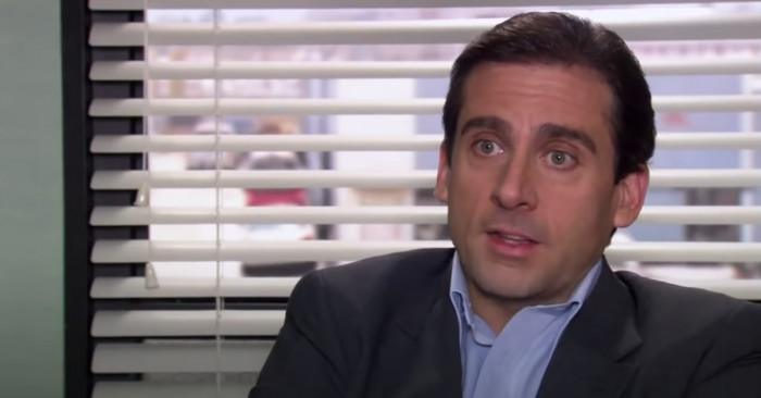 33. Steve Carell as Michael Scott in The Office