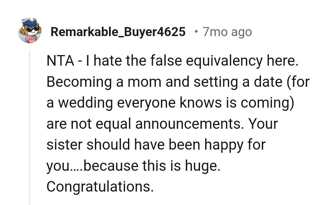 The false equivalence