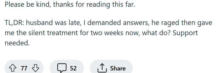 She ended the post by asking for kindness.