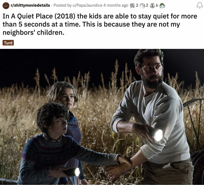 7. That was the most unrealistic thing in the movie