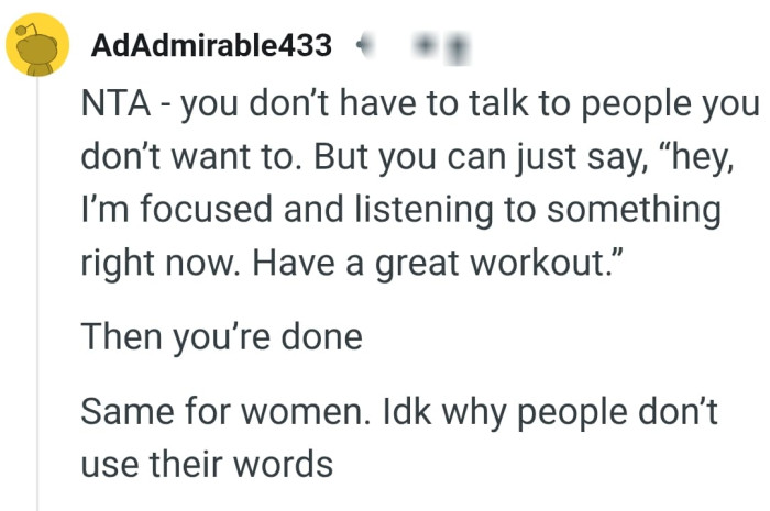 The OP can just say...