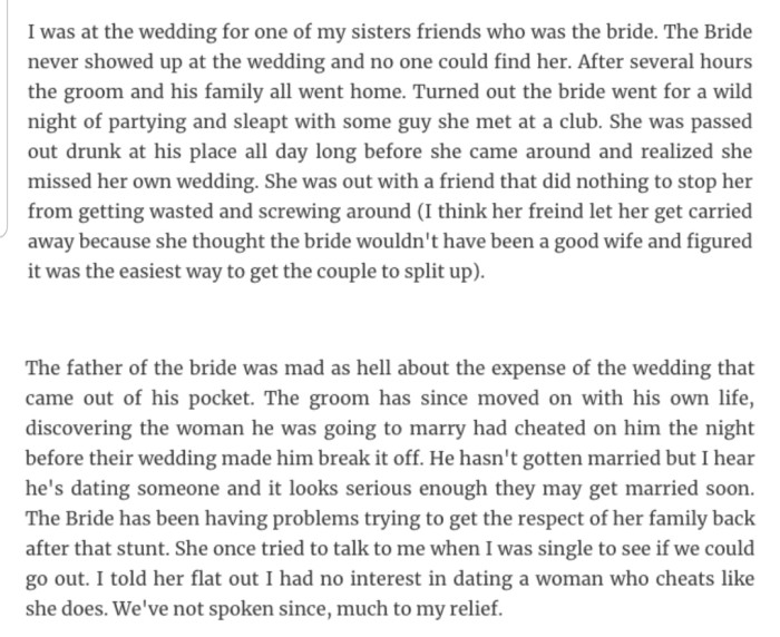 12. A wild night went completely wrong