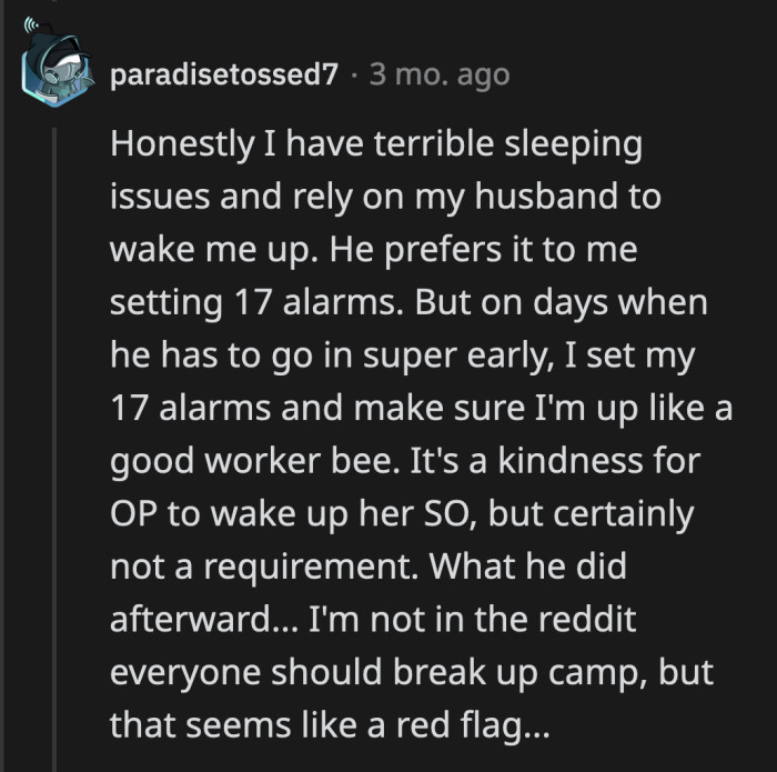 Helping each other out is to be expected in a relationship. Dependency on this level is just a burden.