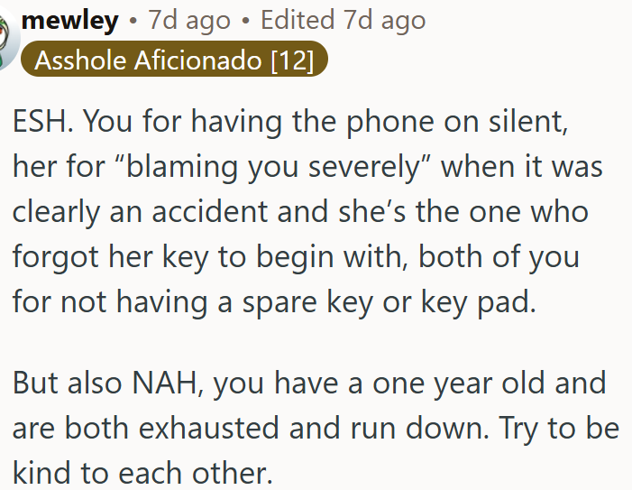 Both Were at Fault for the Mix-Up.