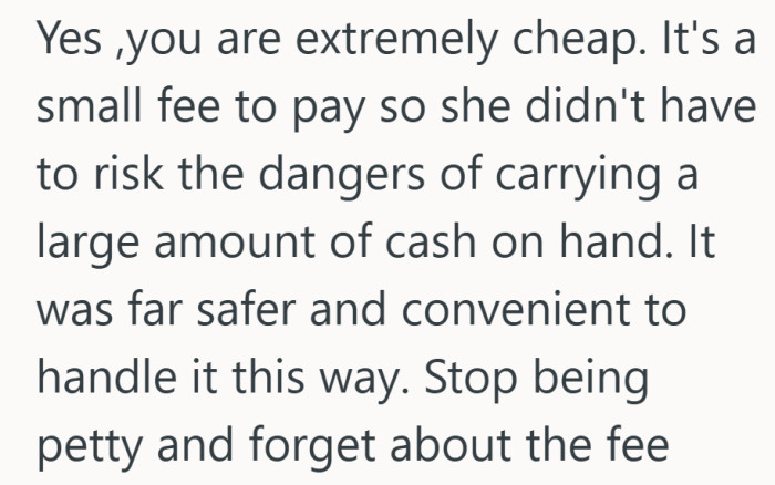 The focus shifts from fairness to convenience, with zero patience for reopening the math.