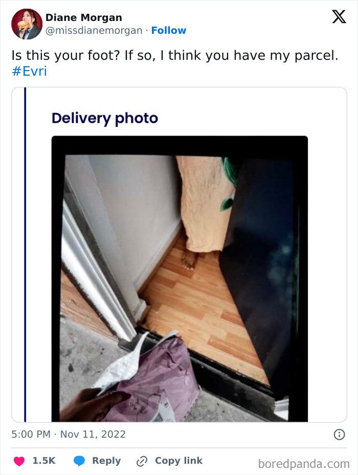 "Think You Have My Parcel"