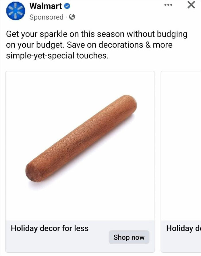 10. Seen By My Cousin As A Facebook Ad