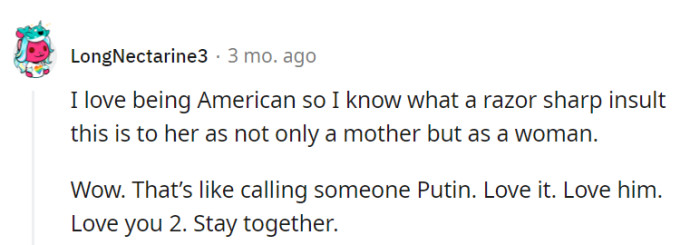 A dose of humor to keep their love strong.