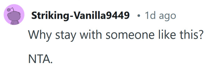 Why are you staying with him?