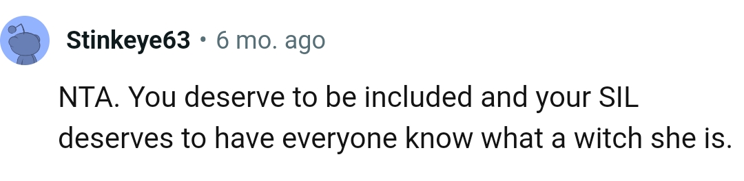 And the comments from other Redditors roll in...