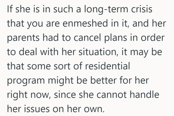When parents have to step in and cancel plans, the situation starts to look bigger than a roommate problem.