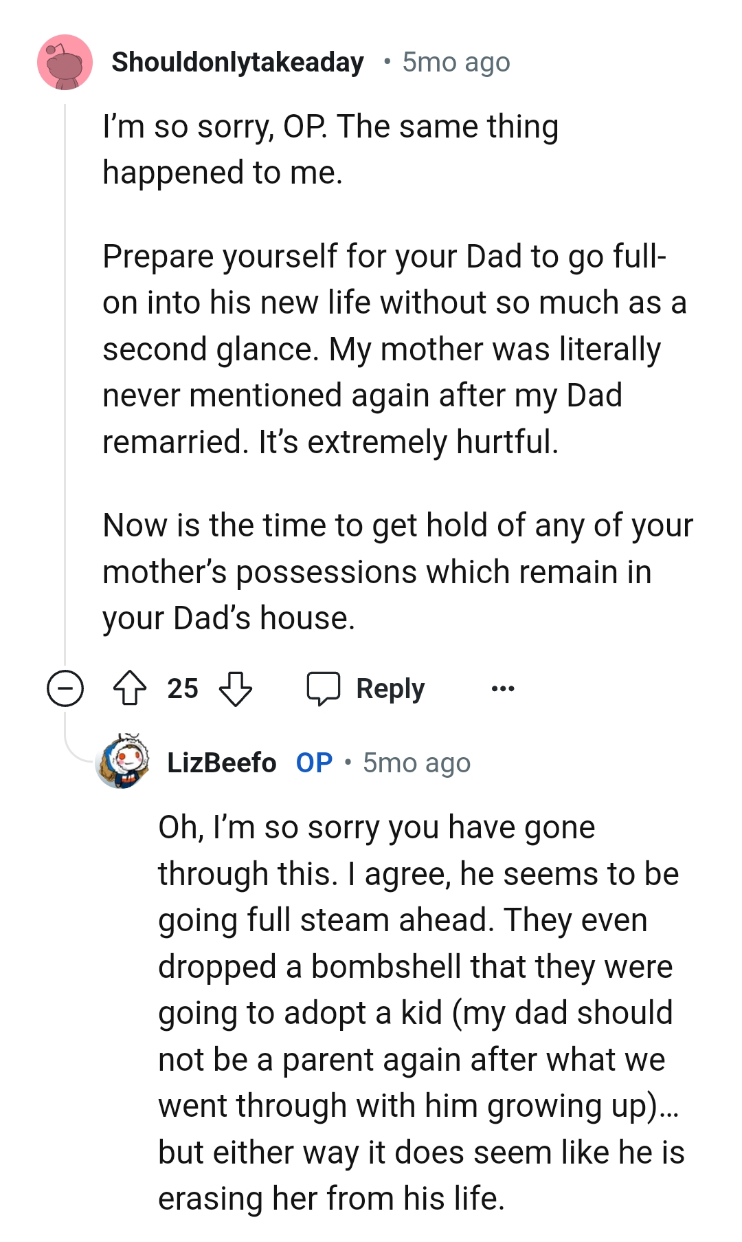 Getting Hold of Her Possessions