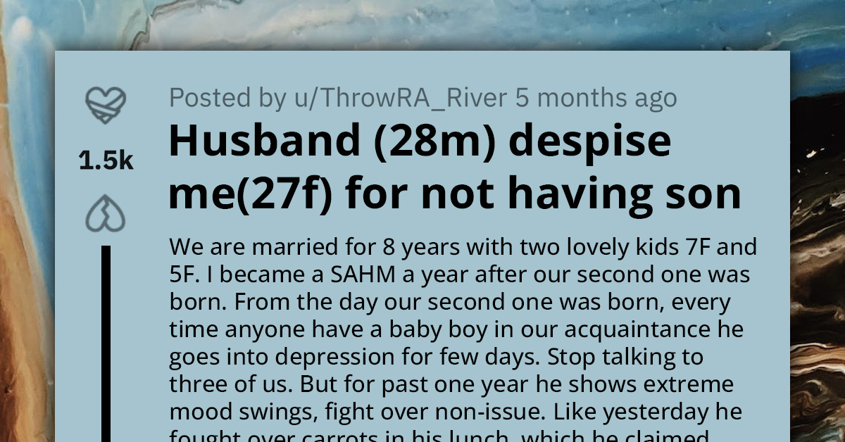 Worried Wife Turns To Reddit For Help With Husband's Discontent Over Not Having A Son