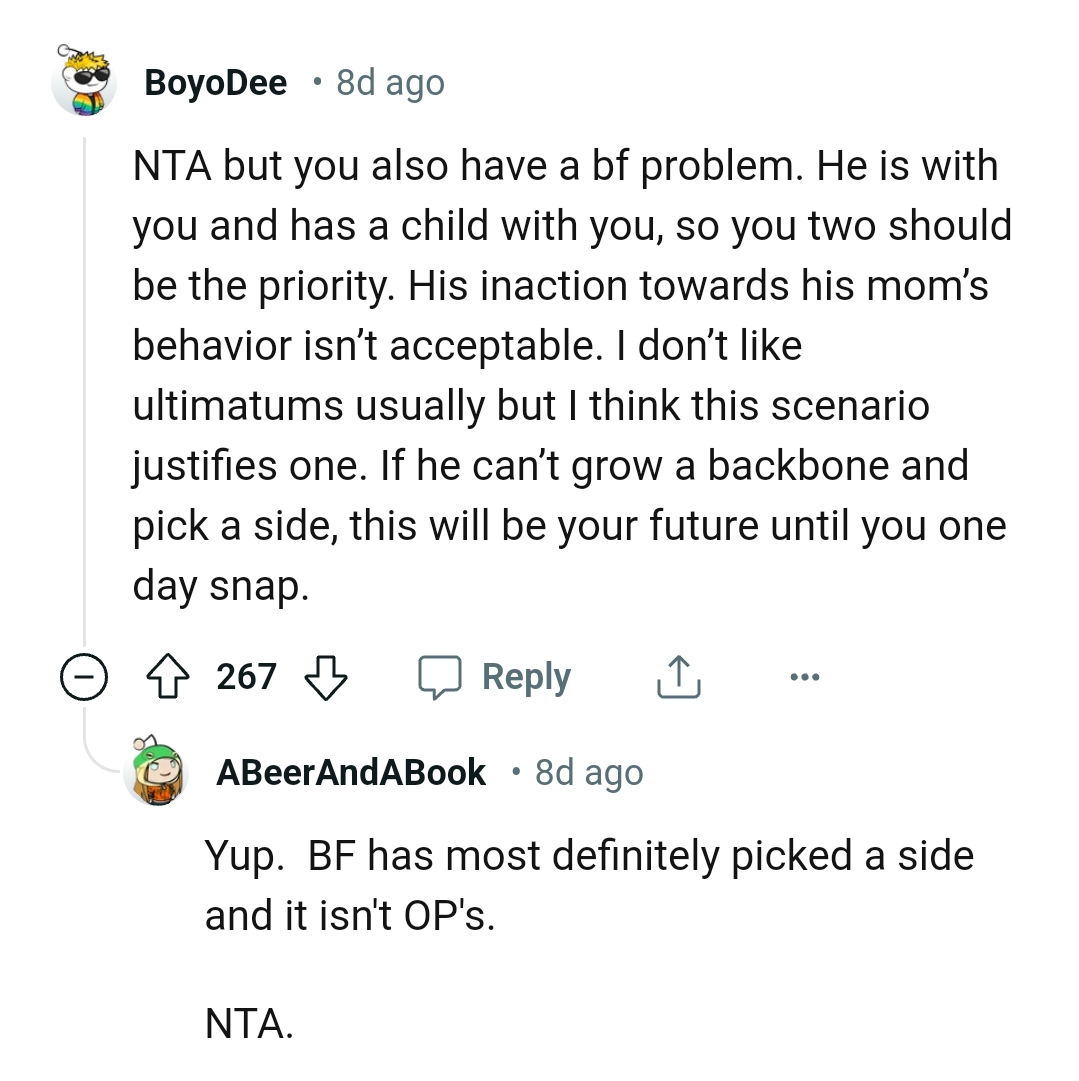 His inaction is unacceptable