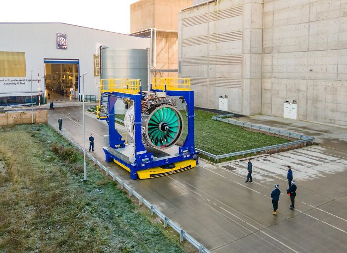 "Largest Aircraft Engine: 140-Inch-Diameter (3.56 M) Fan And 87,000 Hp"