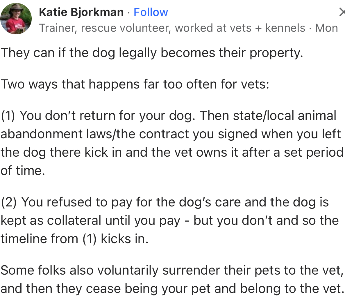 Two ways this can happen legally