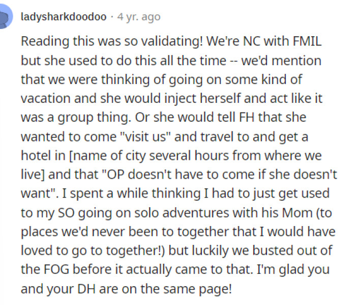 It seems that so many people are having issues with their MILs injecting themselves into the lives of their sons.