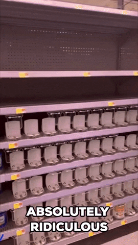 12. Large companies create fake product shortage to excuse inflation