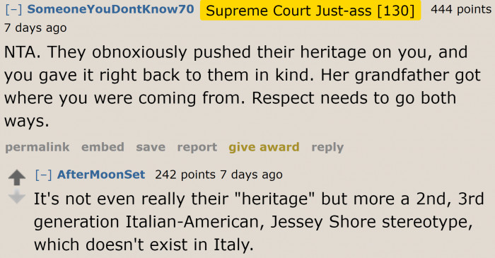 This isn't about heritage. They're just being obnoxious.