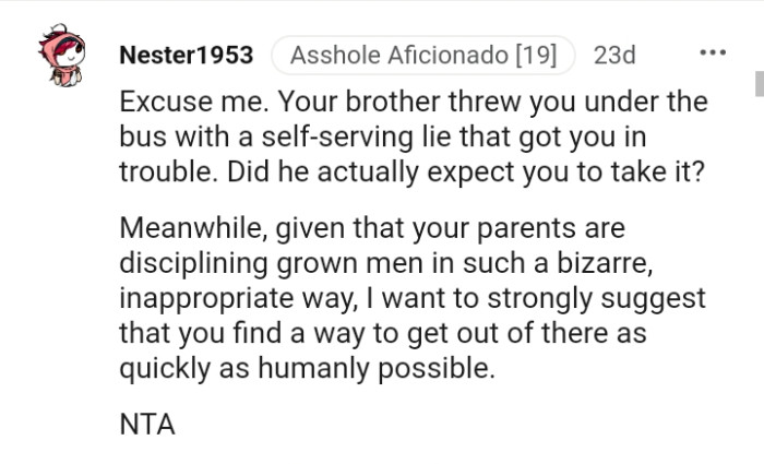 This Redditor wants the OP to find a way and get out as soon as she can