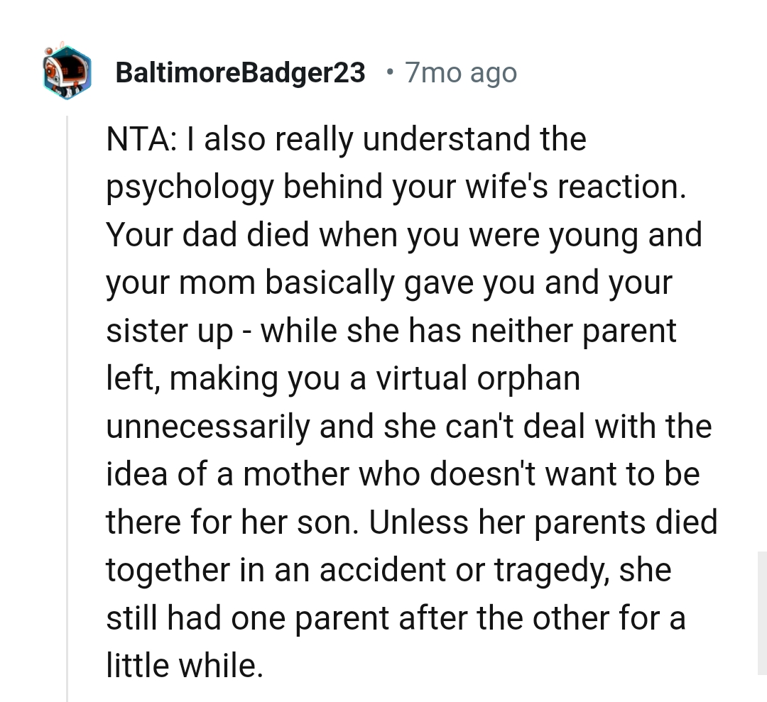 OP's Mom Basically Gave Up on Him and His Sister