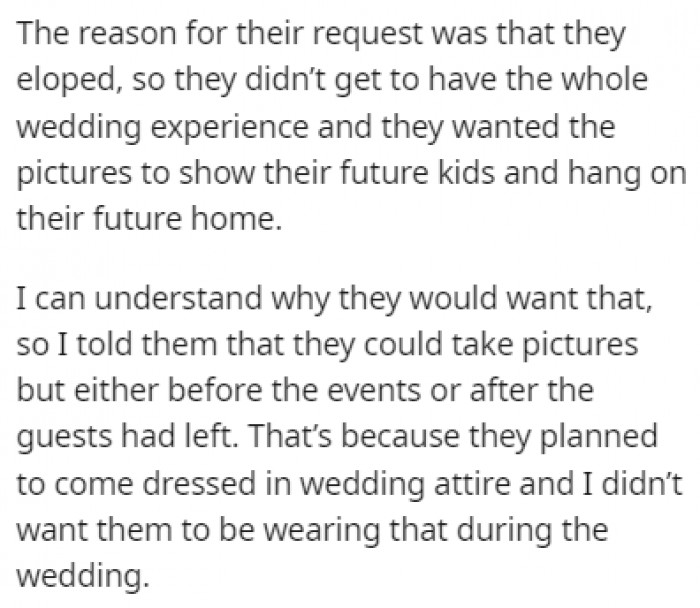 Jack and Hannah Eloped, So They Didn't Have the Full Wedding Experience, Including Pictures to Show Their Kids