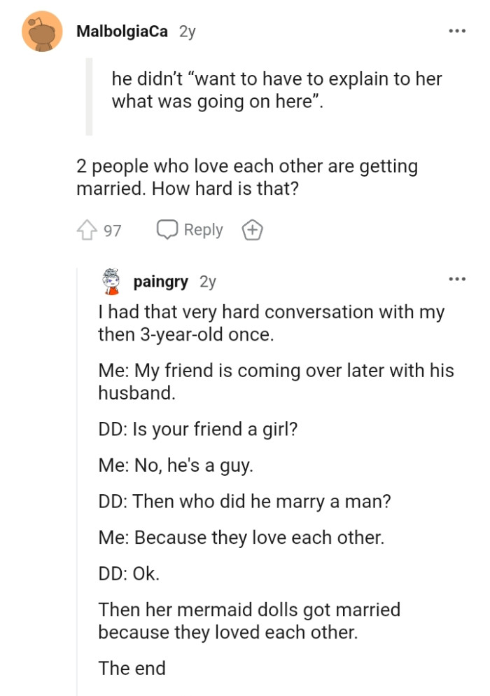 Two people who love each other are getting married
