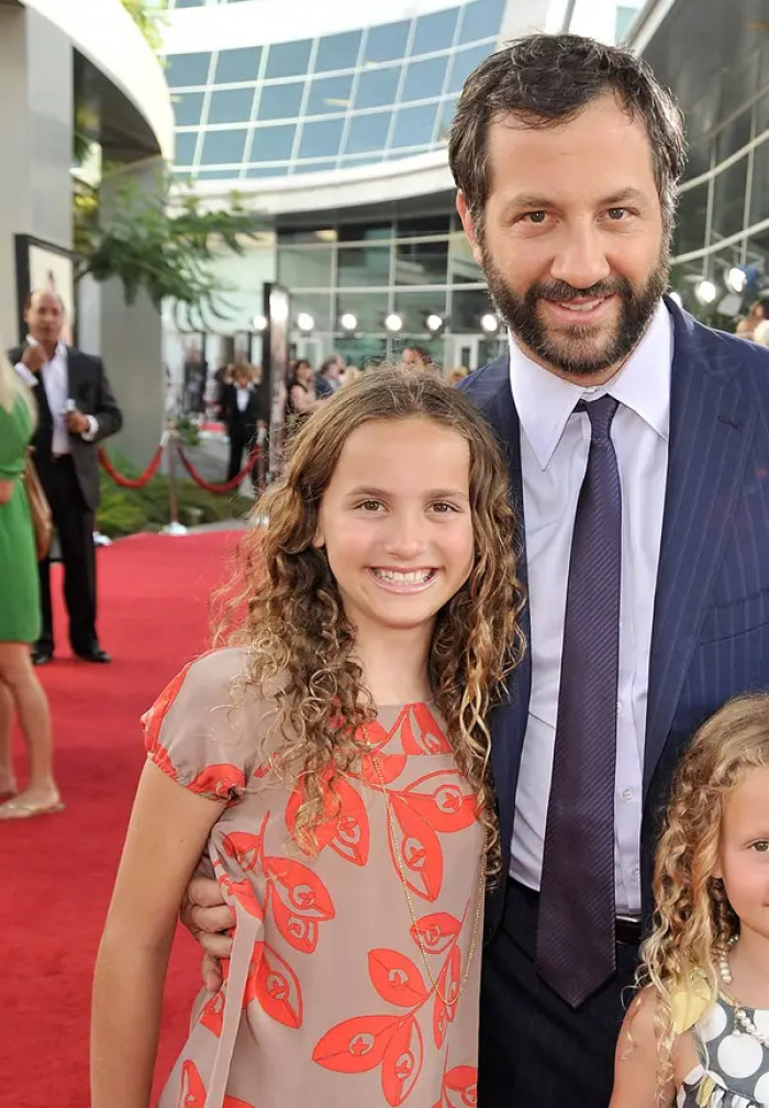 23. Maude Apatow, daughter of Judd Apatow and Leslie Mann, back then: