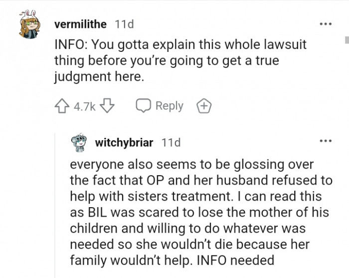 Explaining the whole lawsuit thing