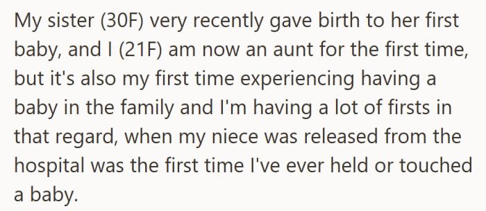 Becoming an aunt for the first time felt magical — until the real learning curve began.