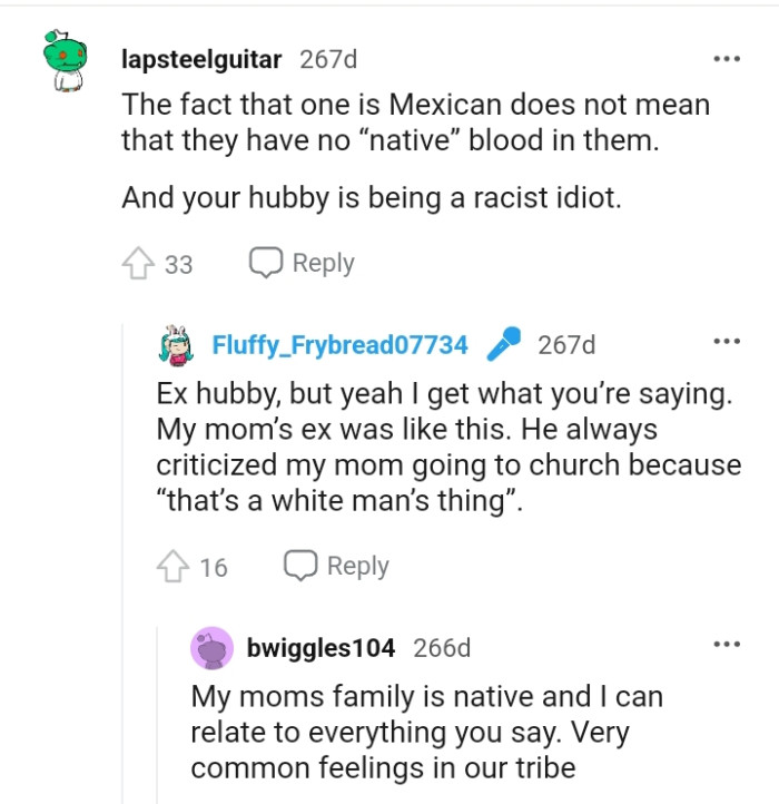 OP's Ex Is Being Racist Right Now