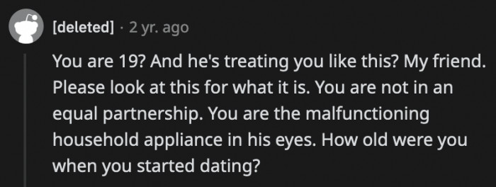 OP will never be on equal footing with her husband in this relationship