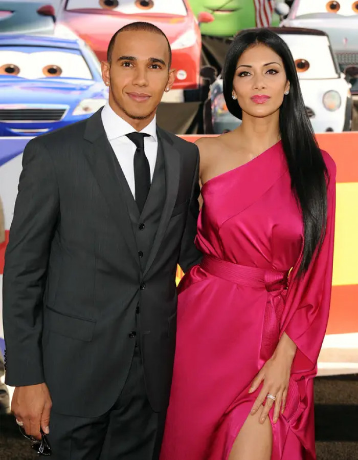 2. Lewis Hamilton and Nicole Scherzinger
