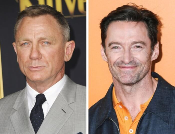 17. Daniel Craig and Hugh Jackman were both born in 1968