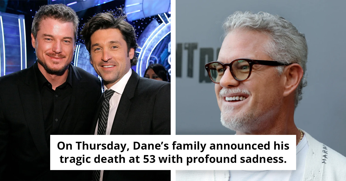 Patrick Dempsey offers poignant reflections on the last days of Grey's Anatomy co-star Eric Dane.
