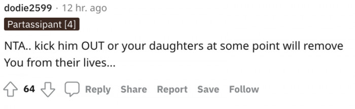 16. Kick him out or...