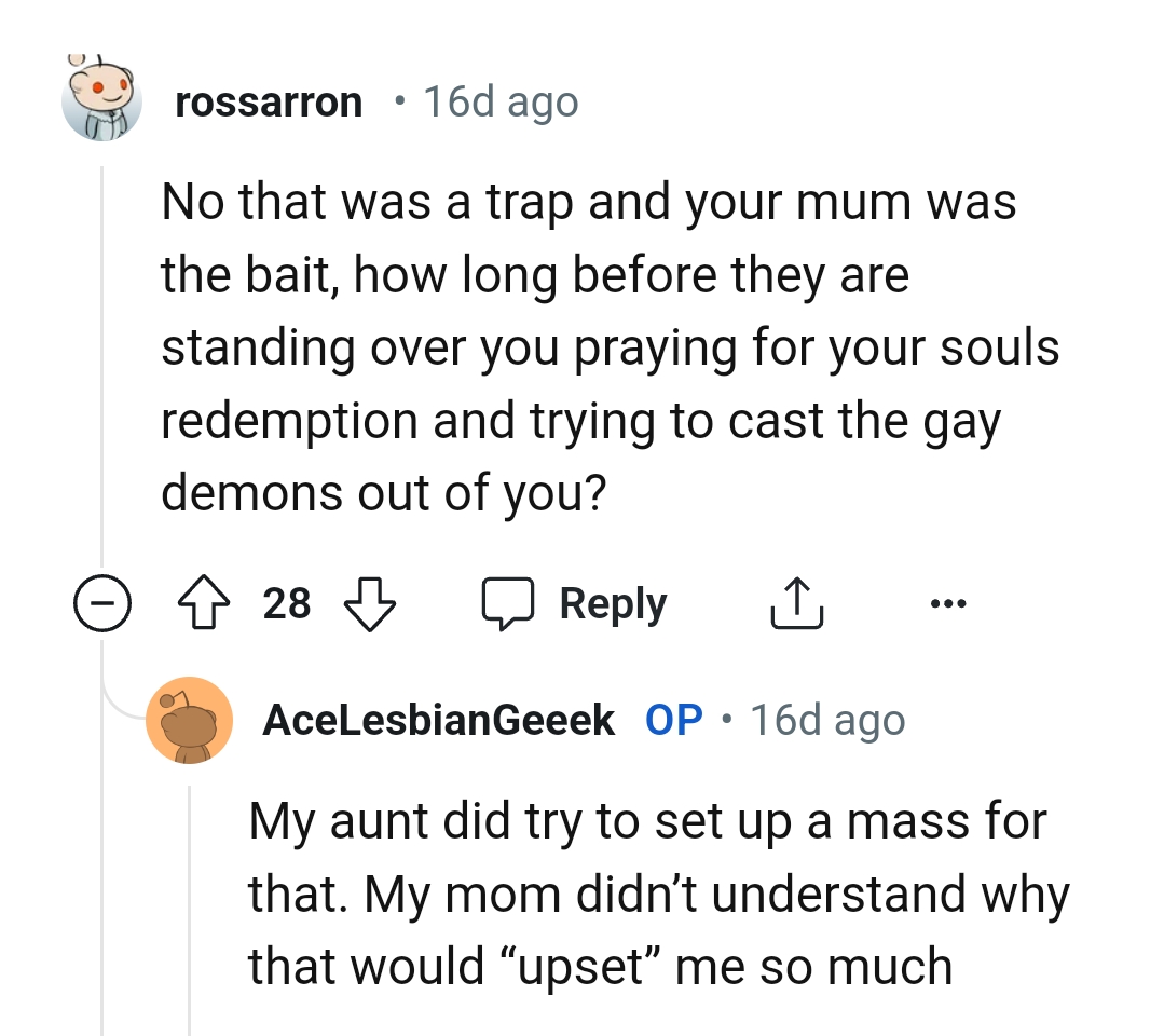 Casting the gay demons out