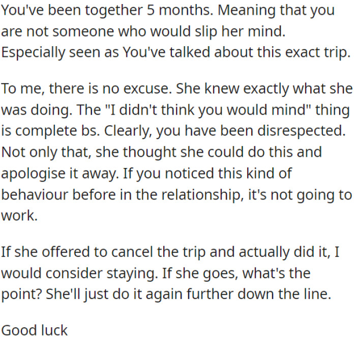 If this behavior is a pattern, it's not a good sign.